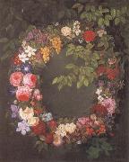 Jensen Johan Garland of flowers Germany oil painting reproduction